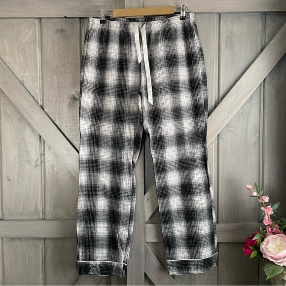 Pendleton Women’s Lounge‎ Pajama Pants black white plaid - Picture 1 of 7
